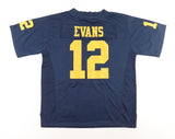 Chris Evans Signed Michigan Wolverines Nike Air Jordan Jersey (Beckett) Bengals