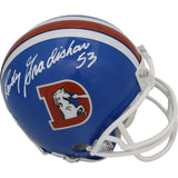 Randy Gradishar Signed Denver Broncos Mini Helmet TB 75-96 VSR4 JSA 46023