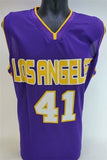 Glen Rice Signed Los Angeles Lakers Purple Home Jersey (JSA COA) 3xNBA All Star