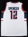 Cam Spencer Signed UConn Huskies Jersey (PSA) 2024 Memphis Grizzlies Draft Pick