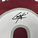 Facsimile Autographed Cale Makar Colorado Maroon Reprint Auto Jersey Men's XL