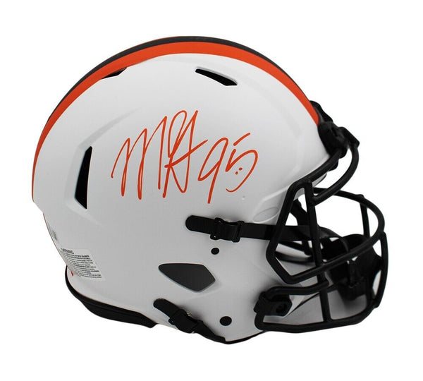 Myles Garrett Signed Cleveland Browns Speed Authentic Lunar NFL Helmet