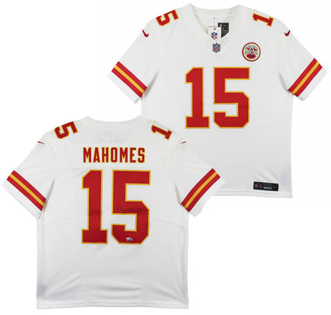 Chiefs Patrick Mahomes Authentic Signed White Nike Limited Jersey Fanatics