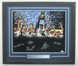 2016 Champs Villanova Multi-Signed 16x20 Autographed 5 Photo Framed JSA 141828