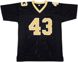 SAINTS DARREN SPROLES AUTOGRAPHED SIGNED BLACK JERSEY BECKETT WITNESS 234511