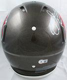 Mike Alstott Signed TB Bucs F/S 97-13 Speed Helmet w/SBC-Beckett W Hologram