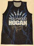 WWE Hulk Hogan Autographed Black Jersey "Hollywood Hogan" Beckett QR #WR25667