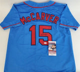 Tim McCarver Signed St. Louis Cardinals Jersey (JSA COA) 2xWorld Series Champ