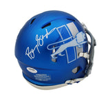 Barry Sanders Signed Detroit Lions Speed Alternate Blue 2023 NFL Mini Helmet