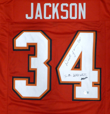 Buccaneers Dexter Jackson Autographed Red Jersey S.B. XXXVII MVP Beckett BN14840