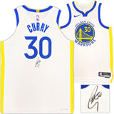WARRIORS STEPHEN CURRY AUTOGRAPHED NIKE AUTHENTIC JERSEY 48 JSA 235679