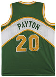 Gary Payton Authentic Signed Green Pro Style Jersey BAS Witnessed #W671749