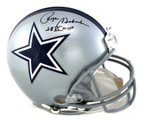 Roger Staubach Autographed/Signed Dallas Cowboys Authentic Helmet-"SB VI MVP"