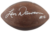 Chiefs Len Dawson Authentic Signed Official "The Duke" Nfl Football BAS #BQ98530