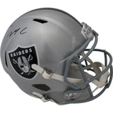 Maxx Crosby Autographed Las Vegas Raiders F/S Helmet Beckett 44784