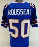 Gregory Rousseau Signed Bills Jersey (JSA COA) Buffalo 2021 1st Rnd Pk / U Miami