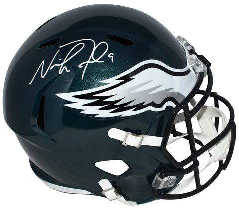 NICK FOLES AUTOGRAPHED PHILADELPHIA EAGLES FULL SIZE SPEED HELMET FANATICS