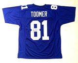 AMANI TOOMER SIGNED AUTOGRAPHED CUSTOM PRO STYLE JERSEY PSA COA #9A19482