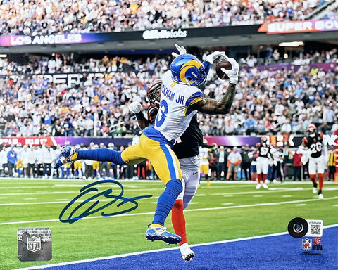 Odell Beckham Jr Signed Los Angeles Rams 8x10 Super Bowl LVI Photo BAS ITP