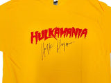 Hulk Hogan Signed WWE Hulkamania Yellow T-Shirt JSA ITP