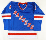 Ron Greschner Signed New York Rangers Jersey Inscribed "Ranger 4 Life" (Beckett)