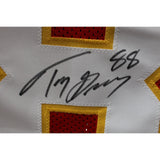 Tony Gonzalez Autographed/Signed Pro Style Red Jersey Beckett 47424