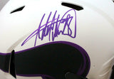 Adrian Peterson Signed Minn Vikings Lunar Speed F/S Authentic Helmet-BAW Holo