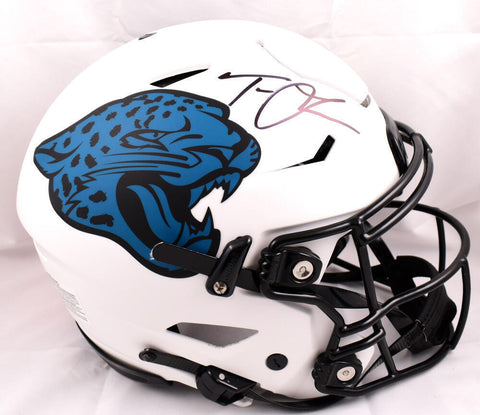 Trevor Lawrence Signed Jaguars Lunar Speed Flex Full Size Helmet- Fanatics