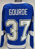 Yanni Gourde Signed Tampa Bay Lightning Jersey (JSA COA) 2xStanley Cup Champion