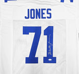 SEATTLE SEAHAWKS WALTER JONES AUTOGRAPHED SIGNED WHITE JERSEY JSA STOCK #234533