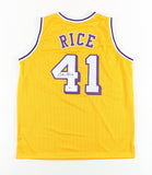 Glen Rice Signed Los Angeles Lakers Yellow Home Jersey (Beckett) 2000 NBA Champs