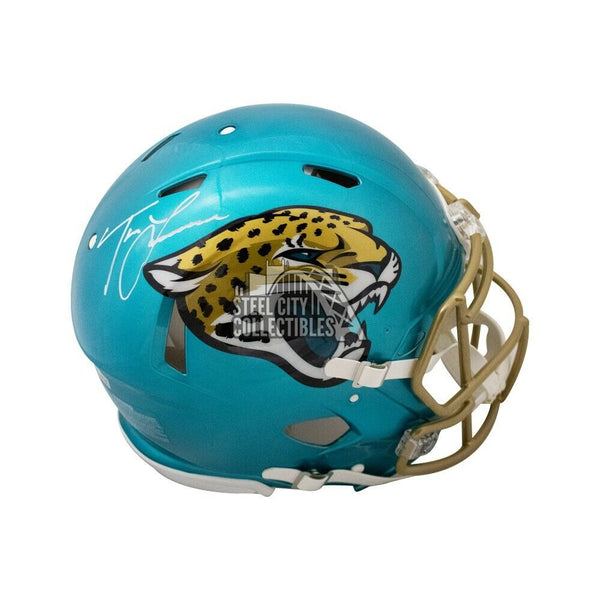 Trevor Lawrence Autographed Jaguars Flash Authentic Full-Size Helmet - Fanatics