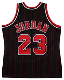 Bulls Michael Jordan Signed 96-97 Black M&N HWC Authentic Jersey UDA #BAH60383