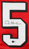 Dre Greenlaw Authentic Signed Red Pro Style Jersey w/ Dropshadow BAS Witnessed