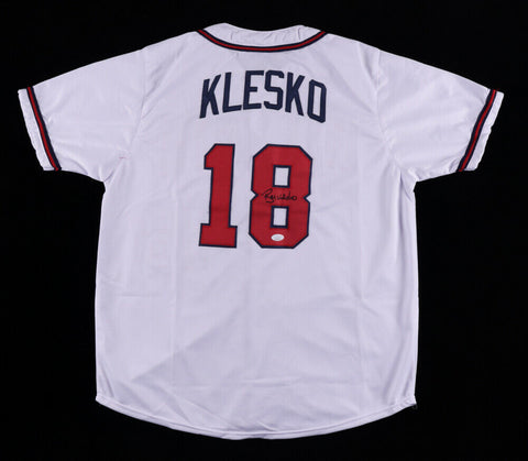 Ryan Klesko Signed Atlanta Braves Jersey (JSA COA) 1995 World Champ 1st Baseman