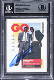 Hawks Dominique Wilkins Authentic Signed 1991 Skybox #326 Card BAS Slabbed