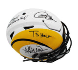 Multi-Player Signed Los Angeles Rams Speed Flex Auth Lunar Helmet with 4 Sigs