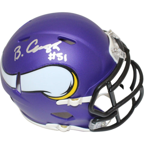 Blake Cashman Signed Minnesota Vikings Mini Helmet Beckett 44664