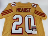 Garrison Hearst Signed San Francisco 49ers Gold Jersey (JSA COA) 2xPro Bowl R.B