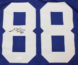 Evan Engram Signed Blue Giants Jersey (JSA COA) New York 1st Rd Pick 2017 / T.E.