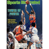 Ralph Sampson Autographed Virginia Cavaliers Sports Illustrated Beckett 47675