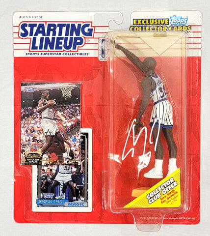 Shaquille O'Neal Signed Orlando Magic 1993 Starting Lineup Beckett Witnessed