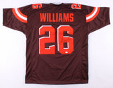 Greedy Williams Signed Cleveland Browns Jersey (TSE COA) 2019 2nd Rd Pick LSU DB