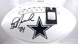 Jay Novacek Signed Dallas Cowboys Franklin Logo Football - Beckett W Hologram