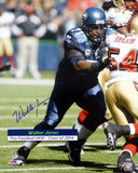 WALTER JONES AUTOGRAPHED 16X20 PHOTO SEATTLE SEAHAWKS MCS HOLO STOCK #72811