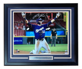 Christian Yelich Signed Framed 16x20 Milwaukee Brewers Photo Steiner+MLB