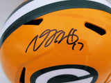 DAVANTE ADAMS AUTOGRAPHED PACKERS FULL SIZE SPEED HELMET BECKETT QR 201211