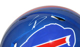 Stefon Diggs Autographed Buffalo Bills Authentic Flash Speed Helmet BAS 34527