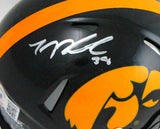 TJ Hockenson/George Kittle Autographed Iowa Hawkeyes Speed Mini Helmet-BAW Holo