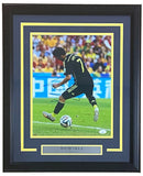 David Villa Signed Framed 11x14 Barcelona Soccer Photo JSA